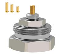 HUAREW Adaptador de válvula de radiador, adaptador de rosca fina M30x1,0 a M30x1,5 para válvulas Oventrop 1011445, para válvula de termostato/calefacción（1 Pcs）