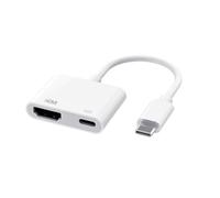 HUAREW Adaptador USB C a HDMI, Adaptador Tipo C a HDMI, 1080p Adaptador de sincronización de Audio y vídeo AV Digital Compatible con iPhone 15, iPad Pro,MacBook Pro/Air, Samsung S24etc