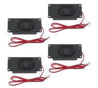 HUAREW Altavoz 3 vatios 8 ohmios Altavoz 3w 8ohm Interfaz JST-PH2.0 para placa base Arduino Proyectos electrónicos de bricolaje y monitores de TV LCD (4 PCS)