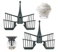 HUAREW Batidor de mariposa para Thermomix TM5 TM6 TM31, para robot de cocina, piezas de accesorios para mezclador Kitchen Aid (2 Piezas)