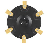 HUAREW Disco de tuning para robots cortacésped de 6 cuchillas, Compatible con plato giratorio para Segway Navimow H500E, H800E, H1500E, H3000E-VF(H Series, cuchillas)