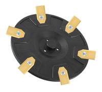 HUAREW Disco de tuning para robots cortacésped de 6 cuchillas, Compatible con plato giratorio para Segway Navimow i105e, i108e y i110n(i Series, cuchillas)