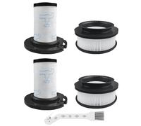 HUAREW Filtro para Rowenta X-Force Flex 11.60 12.6 14.60 15.60 Animal RH98xX RH99xx, 2 Filtros Pre-Motor + 2 Filtros Post-Motor, Filtro Repuesto para ZR009007 ZR009008