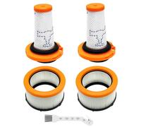 HUAREW Filtro para Rowenta X-Force Flex 9.60 y X-Nano Essential RH20xx, 2 Filtros Pre-Motor + 2 Filtros Post-Motor, Filtro Repuesto para ZR009010 ZR009012