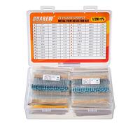 HUAREW Kit de Resistencias metálico Film 1/2W 1 Ohm-1M Ohm con 1% Kit surtido de film metallic Resistencia Resistores Resistor(25 valores 1000 piezas)