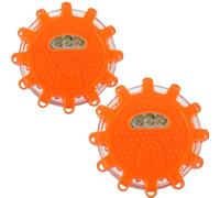 HUAREW Luz Emergencia Coche Averia, Intermitente con Base Magnética para el Coche,Camión, Barco