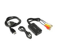HUAREW RCA TO HDMI Converter AV a HDMI Adaptador 1080P Cable Señal de conversión Adaptador PAL/NTSC para N64 SNES PS1 PS1 PS2 PS2 PS3 Xbox VHS VHS VCR DVD Player
