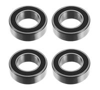 HUAREW Rodamientos de Bolas Rodamiento 20 x 35 x 11mm Rodamiento de Bolas Doble Blindado para Equipos Industriales, Vehículos de Transporte, Máquinas (4 Piezas)