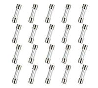 HUAREW T1.6AL250V 20 piezas 5x20mm fusible de vidrio de soplado lenta 1.6A 250V 0,2 x 0,78 pulgadas fusible de retardo de tiempo