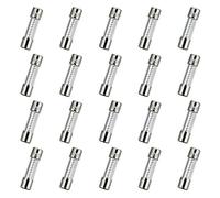 HUAREW T10AL250V 20 piezas 5x20mm fusible de vidrio de soplado lenta 10A 250V 0,2 x 0,78 pulgadas fusible de retardo de tiempo