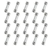 HUAREW T4AL250V 20 piezas 5x20mm fusible de vidrio de soplado lenta 4A 250V 0,2 x 0,78 pulgadas fusible de retardo de tiempo