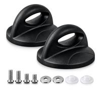 HUASAI Paquete de 2 pomos de repuesto para tapa de olla Crockpot | Piezas universales de mango de baquelita resistentes al calor, compatible con Rival / Crock Pot / Hamilton Beach / Carote