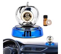 Huasean Ambientador de aire para coche con energía solar, aromaterapia para coche con rotación solar | Adorno de fragancia para el interior del hogar,Diseño giratorio de la fruta del purificador del