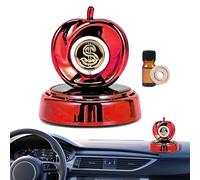 Huasean Aromaterapia Solar Giratoria Para Coche,Ambientador Solar Para Coche | Difusor de aceite de esencia de coche giratorio solar,Diseño giratorio de la fruta del purificador del aire de la