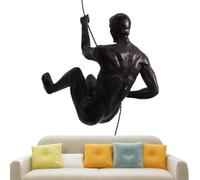 Huasean Arte de Pared de Hombre trepador - Arte de Pared Moderno de Resina Decorativa | Arte Moderno para Sala de Estar, Dormitorio, Lugar de Trabajo, Arte de Pared único, decoración de habitación