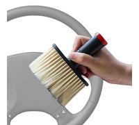 Huasean Cepillo para Detalles de automóviles, Removedor de Polvo de Cepillo de Detalles de Coche Multifuncional, Herramienta para Quitar el Polvo del Equipo de Lavado de Autos para Teclado, Tablero