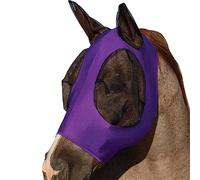 Huasean Mascarilla para Moscas de Caballo, Protección para la Cara, Cubierta Protectora para la Cabeza, Malla Elástica Transpirable Protección UV con Orejas para Varias Razas De Caballos