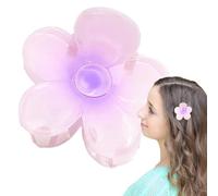 Huasean Pinzas Para El Cabello Flor,Pinzas De Garra De Flor Para Cabello Fino, Clip de garra de flor hawaiana, Elegantes pinzas para el cabello con sujeción fuerte, flor para uso durante todo el día,