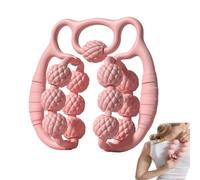 Huasean Rodillo para piernas,Rodillo de masaje muscular | Masajeador portátil de piernas con anillo para muslo - Rodillo de mano multifuncional, rodillo para músculos, herramientas de masaje corporal