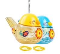 Huasean Silbato de Pájaro de Agua,Juguete Musical de Aprendizaje Temprano con Cordón | Silbato de pájaro juguete de instrumento musical,para de Cumpleaños de Niños, Hora del Baño y Regalos de Calcetín