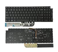 Huasheng Suda Teclado para ordenador portátil de EE.UU. con repuesto retroiluminado para Dell Ins-piron 15 3511 3515 5510 5515 7510 16 7610