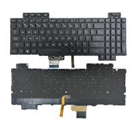 Huasheng Suda Teclado US retroiluminado de repuesto para ASUS ROG Strix GL703V GL703GS GL703GM GL703VD GL703VM GL703GE GL703GEE PX703GE, 0KNB0-661BUS00