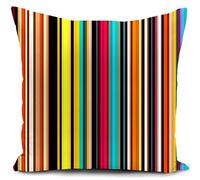 HUASHUZI Fundas Cojines 40 x 40 cm Arcoiris Multicolor Cojines Sofa Decorativos Salon Regalo Mujer Funda cojin 40x40 almofadas Dormitorio Decoracion hogar