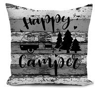 HUASHUZI Fundas Cojines 40x40 cm Camping Accesorios Acampar Furgoneta Decorativos Regalo Mujer Cojines Sofa Salon Funda cojin almofadas Dormitorio Decoracion hogar