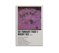 HUASYERRHW Mazzy Star Album So Tonight That I Might See - Póster decorativo para pared, lienzo para sala de estar, dormitorio, póster de 60 x 90 cm, estilo sin marco