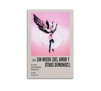 HUASYERRHW Póster de Kali Uchis para decoración de pared, lienzo para sala de estar, dormitorio, póster de 60 x 90 cm, estilo sin marco