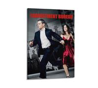 HUASYERRHW Póster de The Adjustment Bureau para decoración de pared, lienzo para sala de estar, dormitorio, póster de 60 x 90 cm, estilo marco