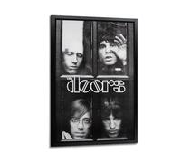 HUASYERRHW Póster de The Doors para decoración de pared, lienzo para sala de estar, dormitorio, póster de 30 x 45 cm, estilo marco
