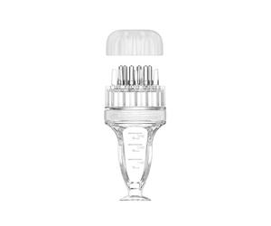 HUATEEN Peine Aplicador para el Cuero Cabelludo,Cepillo de Masaje del Cuero Cabelludo Botella Aplicadora de Aceite para el Cabello para Tratamiento del Cabello Suero de Aceite Esencial