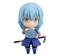 Huawealthy Rimuru Tempest - Figura de anime de edición Q, modelo de 10 cm, estatua de animación, movilidad, desmontable, para cambiar la cara, figura de anime para decoración de escritorio y