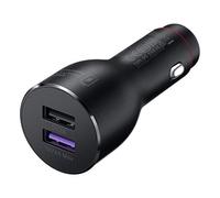 HUAWEI 55030349 - Cargador de Coche Dual USB, Super Charge Segunda Generación, Negro