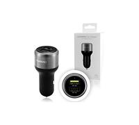 HUAWEI AP31 USB Cargador Rápido Doble para coche Incluye Tipo C Cable de Datos, Negro, Gris