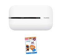 Huawei E5576-320 - Punto de acceso inalámbrico LTE (150 Mbps, 1500 mAh, incluye tarjeta SIM Lebara), color blanco