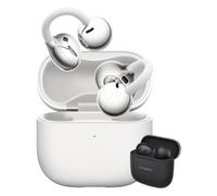 HUAWEI FreeClip 2 Blanco+FreeBuds SE 3 Negro, Auriculares Bluetooth Inalámbricos Audífonos Abiertos,Comodidad Todo el Día, Escucha Adaptativa Open-ear,hasta 38h Autonomía,iOS Android,Garantía 42 Meses
