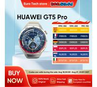 HUAWEI GT5 Pro reloj inteligente 1,53 ''pantalla HD 315mAh batería 24H Monitor de salud BT5.3 Bluetooth llamada IP67 GPS para Android iOS 42mm Glacier White