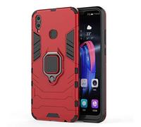 Huawei Honor 8X Funda, CHcase 2in1 Armadura Combinación A Prueba de Choques Heavy Duty Escudo Cáscara Dura PC + TPU Silicona con Soporte Magnetic Car Mount Case Cover para Huawei Honor 8X -Red
