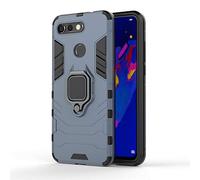 Huawei Honor View 20 Funda, CHcase 2in1 Armadura Combinación A Prueba de Choques Escudo Cáscara Dura PC + TPU con Soporte Magnetic Car Mount Case Cover para Huawei Honor View 20/V20 -Black Plus Gray