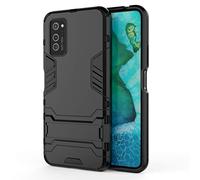Huawei Honor View 30 Pro Funda, MHHQ 2in1 Armadura Combinación A Prueba de Choques Escudo Cáscara Dura PC + TPU con Soporte Magnetic Car Mount Case Cover para Huawei Honor View 30 Pro -All Black