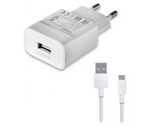 Huawei HW-050100E01 Cargador Original 5V/1A + Cable Micro USB 1m Blanco