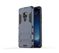 Huawei Mate 20 Funda, CHcase 2in1 Armadura Combinación Heavy Duty Escudo Cáscara Dura PC + Suave TPU Silicona Case Cover con Soporte para Huawei Mate 20 -Black Plus Gray