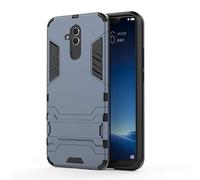 Huawei Mate 20 Lite Funda, CHcase 2in1 Armadura Combinación Heavy Duty Escudo Cáscara Dura PC + Suave TPU Silicona Case Cover con Soporte para Huawei Mate 20 Lite -Black Plus Gray