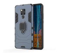 Huawei Mate 20 X Funda, CHcase 2in1 Armadura Combinación A Prueba de Choques Escudo Cáscara Dura PC + TPU con Soporte Magnetic Car Mount Case Cover para Huawei Mate 20 X -Black Plus Gray