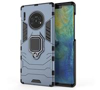 Huawei Mate 30 Pro Funda, CHcase 2in1 Armadura Combinación A Prueba de Choques Escudo Cáscara Dura PC + TPU con Soporte Magnetic Car Mount Case Cover para Huawei Mate 30 Pro -Black Plus Gray
