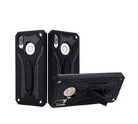 Huawei P20 Lite Funda, CHcase Heavy Duty Silicona híbrida con Soporte Cáscara de Cubierta Protectora de Doble Capa Funda Caso para Huawei P20 Lite -Black