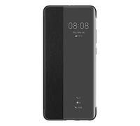HUAWEI P40 Pro Smart View Flip Funda Celular, Accesorio Original, Negro