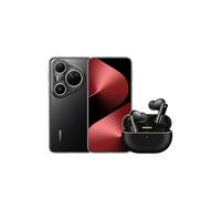 Huawei Pura 80 Ultra Móvil + FreeBuds Pro 4, 16GB+512GB, Cámara con Teleobjetivo Doble Intercambiable, Cámara HDR con Ultrailuminación de 1 Pulgada, Cancelación de Ruido Mediante IA, 5170 mAh, Negro